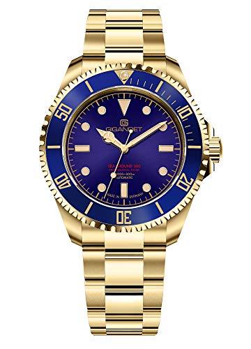 Gigandet Herren-Automatikuhr Sea Ground 300 - Made in Germany - Saphirglas - Swiss Super Luminova - Edelstahl - 300m/30bar wasserdicht - G300V-011M von Gigandet