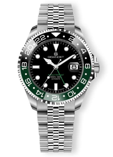 Gigandet Herren-Automatikuhr World Trip GMT - Made in Germany - Swiss Made Automatikuhrwerk SW330-2 - Keramiklünette Saphirglas Super Luminova - Verschraubtes Edelstahlarmband 300m/30bar G1000-010M-C Gigandet Herren-Automatikuhr World Trip GMT - Made in Germany - Swiss Made Automatikuhrwerk SW330-2 - Keramiklünette Saphirglas Super Luminova - Verschraubtes Edelstahlarmband 300m/30bar G1000-010M-C von Gigandet