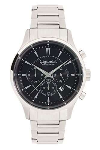 Gigandet Herren-Armbanduhr Sport Chronograph Quarz mit Edelstahlarmband G48-006 von Gigandet