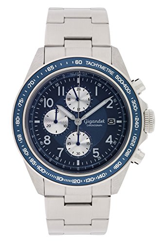 Gigandet Herren Uhr Chronograph Quarz mit Edelstahl Armband G24-004 von Gigandet