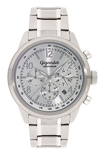 Gigandet Herren Uhr Chronograph Quarz mit Edelstahl Armband G25-002 von Gigandet