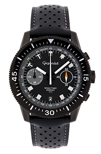 Gigandet Herrenuhr Chronograph Quarzwerk Analog mit Lederarmband Speed Timer G7-007 Gigandet Herrenuhr Chronograph Quarzwerk Analog mit Lederarmband Speed Timer G7-007 von Gigandet