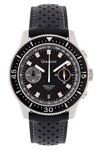 Gigandet Herrenuhr Chronograph Quarzwerk Analog mit Lederarmband Speed Timer G7-009 Gigandet Herrenuhr Chronograph Quarzwerk Analog mit Lederarmband Speed Timer G7-009 von Gigandet