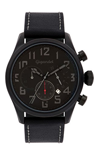 Gigandet Herrenuhr Chronograph Quarzwerk mit Lederarmband Interceptor G4-007 Gigandet Herrenuhr Chronograph Quarzwerk mit Lederarmband Interceptor G4-007 von Gigandet