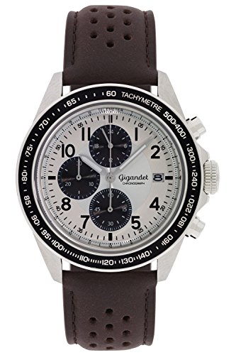 Gigandet Herren Uhr Chronograph Quarz mit Leder Armband G24-007 von Gigandet