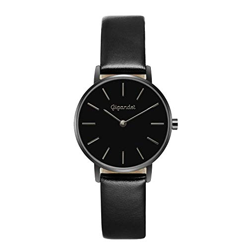 Gigandet Minimalism Damenuhr Analog Quarz mit schwarzem Lederband G36-005 Gigandet Minimalism Damenuhr Analog Quarz mit schwarzem Lederband G36-005 von Gigandet