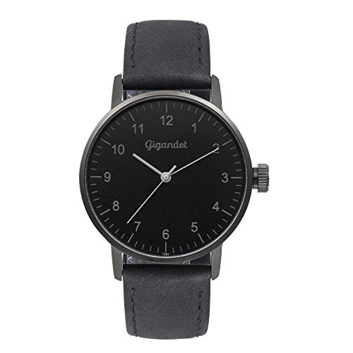 Gigandet Damenuhr Quarz Analog mit Lederarmband schwarz Minimalism G27-004 Gigandet Damenuhr Quarz Analog mit Lederarmband schwarz Minimalism G27-004 von Gigandet