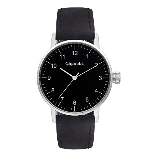 Gigandet Damenuhr Quarz Analog mit Lederarmband schwarz Minimalism G27-003 Gigandet Damenuhr Quarz Analog mit Lederarmband schwarz Minimalism G27-003 von Gigandet