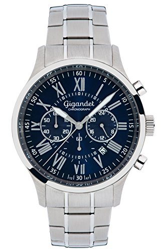 Gigandet Vernissage Herrenuhr Chronograph Quarz Analog mit Edelstahlarmband G47-001 Gigandet Vernissage Herrenuhr Chronograph Quarz Analog mit Edelstahlarmband G47-001 von Gigandet
