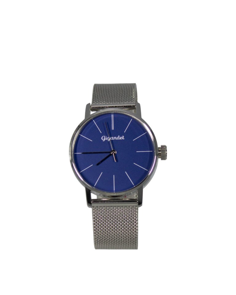 Gigandet Quarzuhr Armbanduhr Damen Quarz Edelstahl Silber Blau G43-029 von Gigandet
