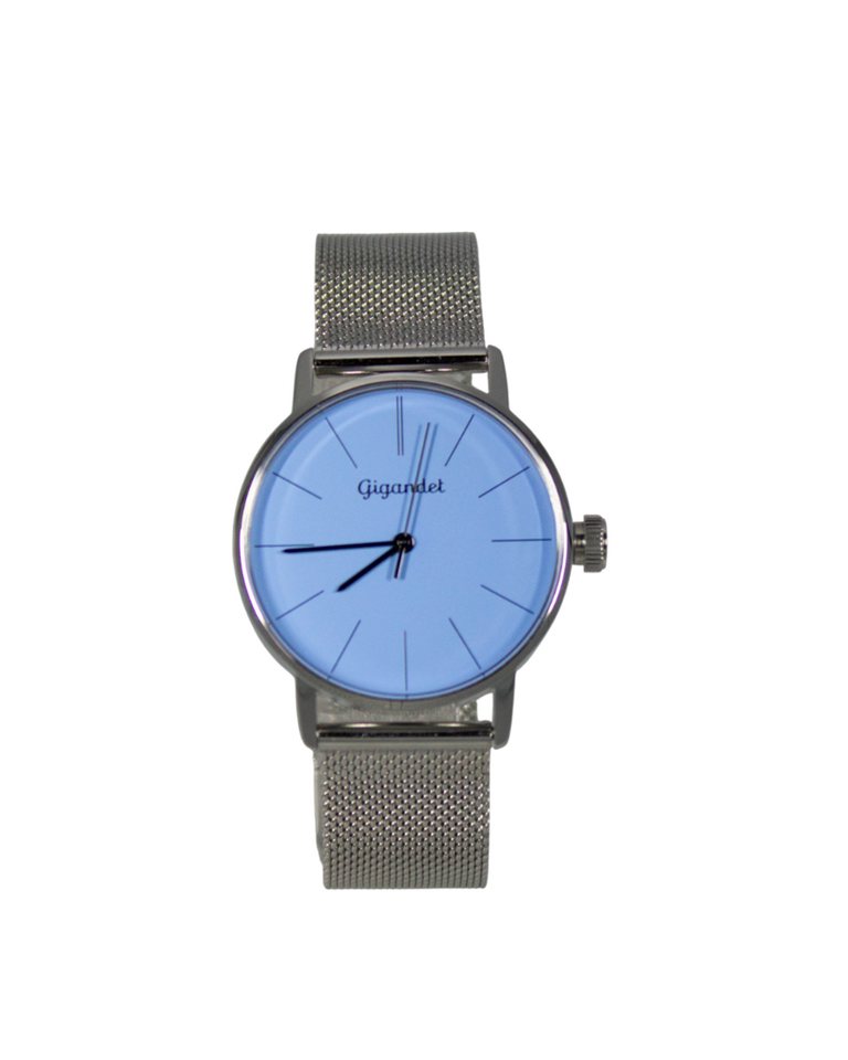 Gigandet Quarzuhr Armbanduhr Damen Quarz Edelstahl Silber Blau G43-030 von Gigandet
