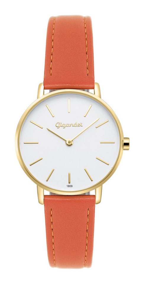 Gigandet Quarzuhr Minimalism, flach, schlicht von Gigandet