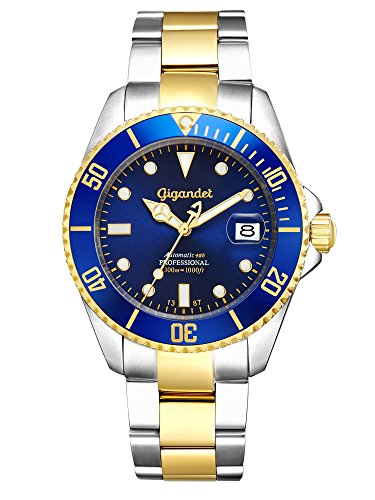 Gigandet Herren-Automatikuhr Analog mit Edelstahlarmband Sea Ground G2-001 Gigandet Herren-Automatikuhr Analog mit Edelstahlarmband Sea Ground G2-001 von Gigandet