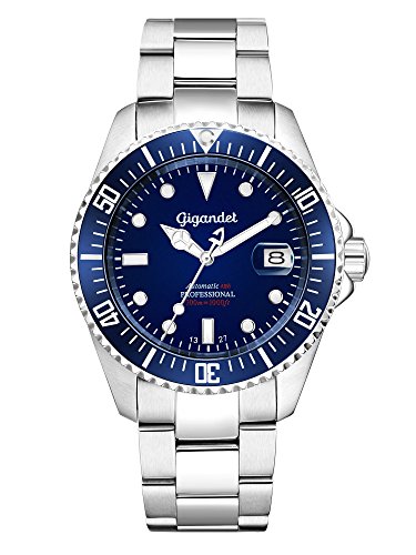 Gigandet Automatikuhr Herren Analog mit Edelstahlarmband Sea Ground G2-009 Gigandet Automatikuhr Herren Analog mit Edelstahlarmband Sea Ground G2-009 von Gigandet