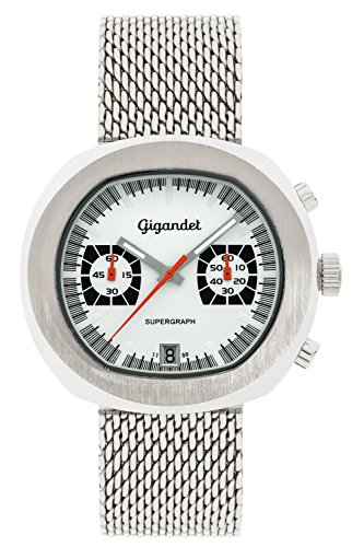 Gigandet Herrenuhr Chronograph Quarz Analog mit Edelstahlarmband Supergraph G11-001 Gigandet Herrenuhr Chronograph Quarz Analog mit Edelstahlarmband Supergraph G11-001 von Gigandet