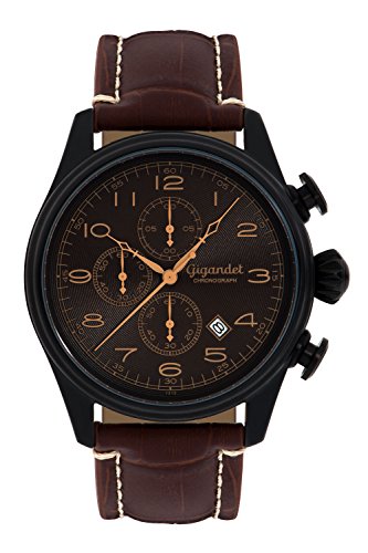 Gigandet Herrenuhr Chronograph Analog Quarzwerk Leder braun G41-005 Gigandet Herrenuhr Chronograph Analog Quarzwerk Leder braun G41-005 von Gigandet
