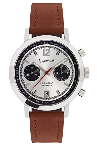 Gigandet Herren-Armbanduhr Chronograph Quarz Analog Leder braun Tramelan G10-004 Gigandet Herren-Armbanduhr Chronograph Quarz Analog Leder braun Tramelan G10-004 von Gigandet