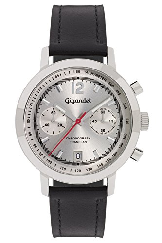 Gigandet Herren-Armbanduhr Chronograph Quarz Analog Leder schwarz Tramelan G10-001 Gigandet Herren-Armbanduhr Chronograph Quarz Analog Leder schwarz Tramelan G10-001 von Gigandet