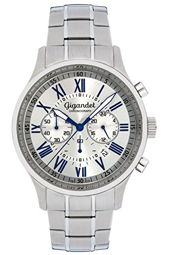 Gigandet Vernissage Herrenuhr Chronograph Quarz Analog mit Edelstahlarmband G47-005 Gigandet Vernissage Herrenuhr Chronograph Quarz Analog mit Edelstahlarmband G47-005 von Gigandet