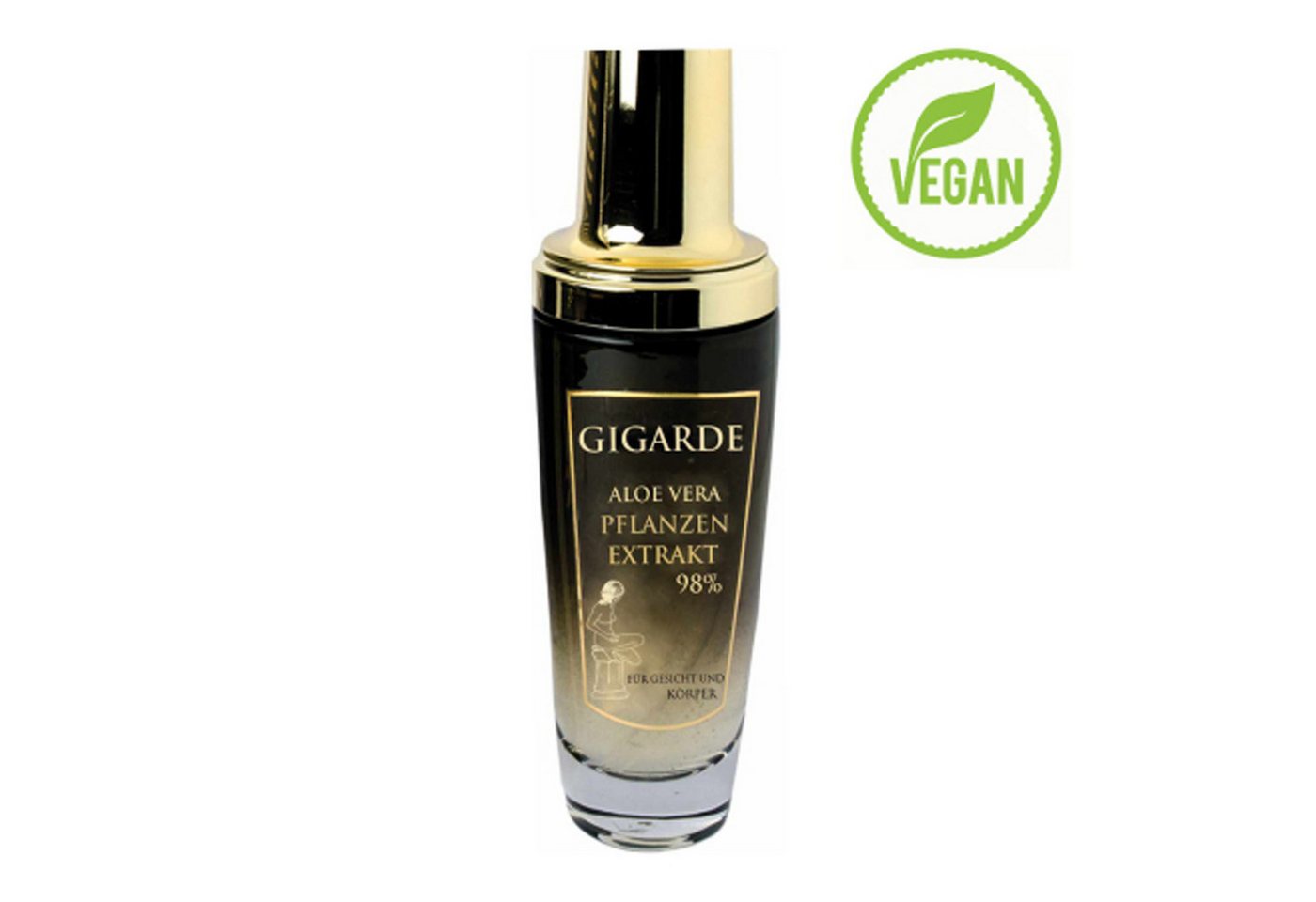 Gigarde Gesichtsfluid Gigarde Aloe Vera Pflanzenextrakt 98% Gesichtsfluid, 100 ml von Gigarde