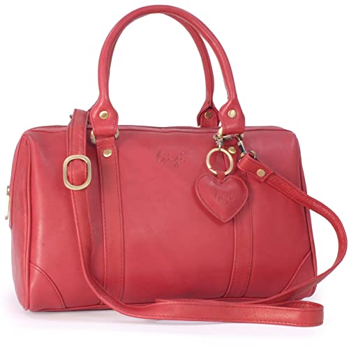 Gigi - Leder - Damenhandtasche/Lederhandtasche - OTHELLO 5067" - Rot von Gigi