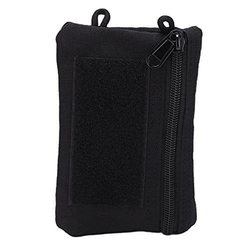 Gigicial Hüfttasche, tragbare Reisetasche mit Reißverschluss, kleine Admin-Molle-Beutel, EDC-Werkzeugtasche, Mehrzweck-Hüftgürteltasche für Herren (Schwarz) von Gigicial