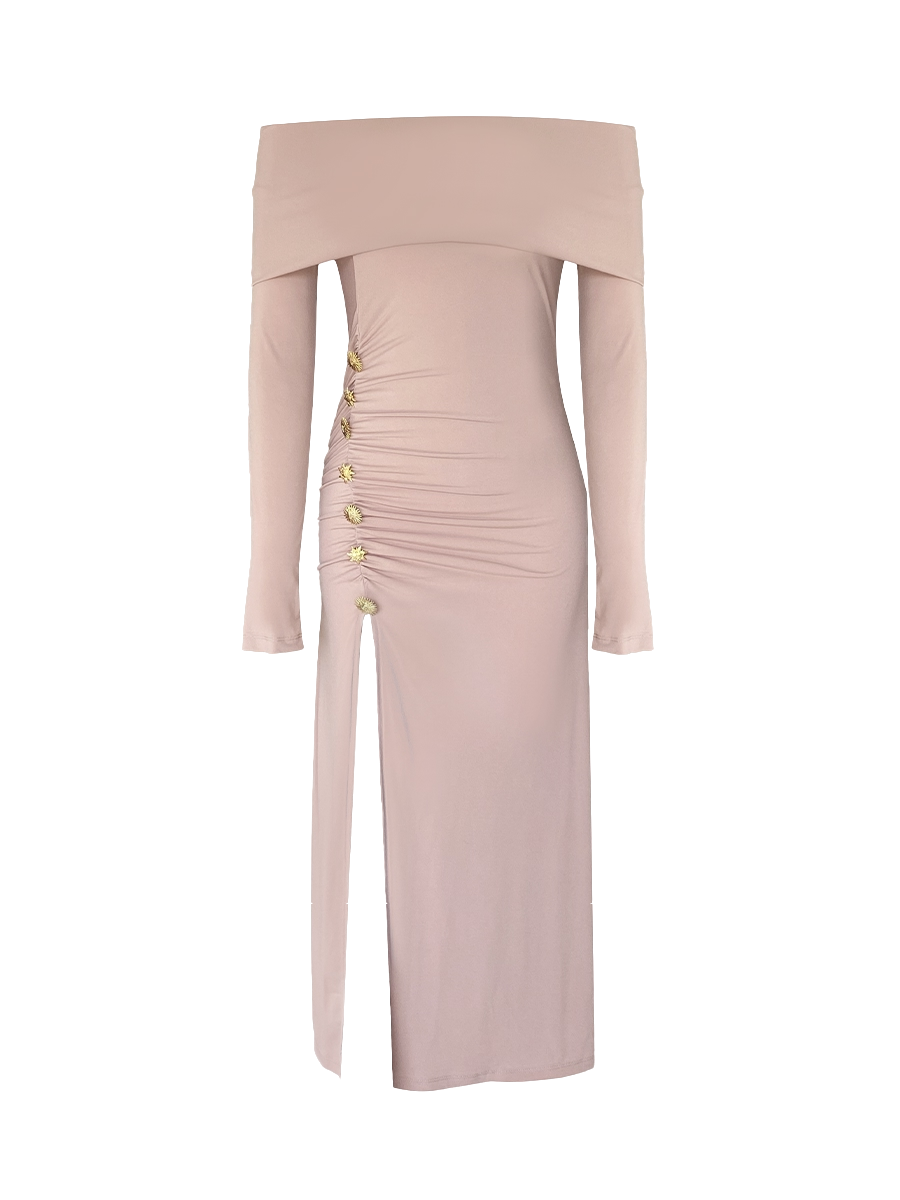Gigii's | Cabana Dress - Nude | Women's Light Moss Green Midi dresses Gigii's | Cabana Dress - Nude | Women's Light Moss Green Midi dresses von Gigii's
