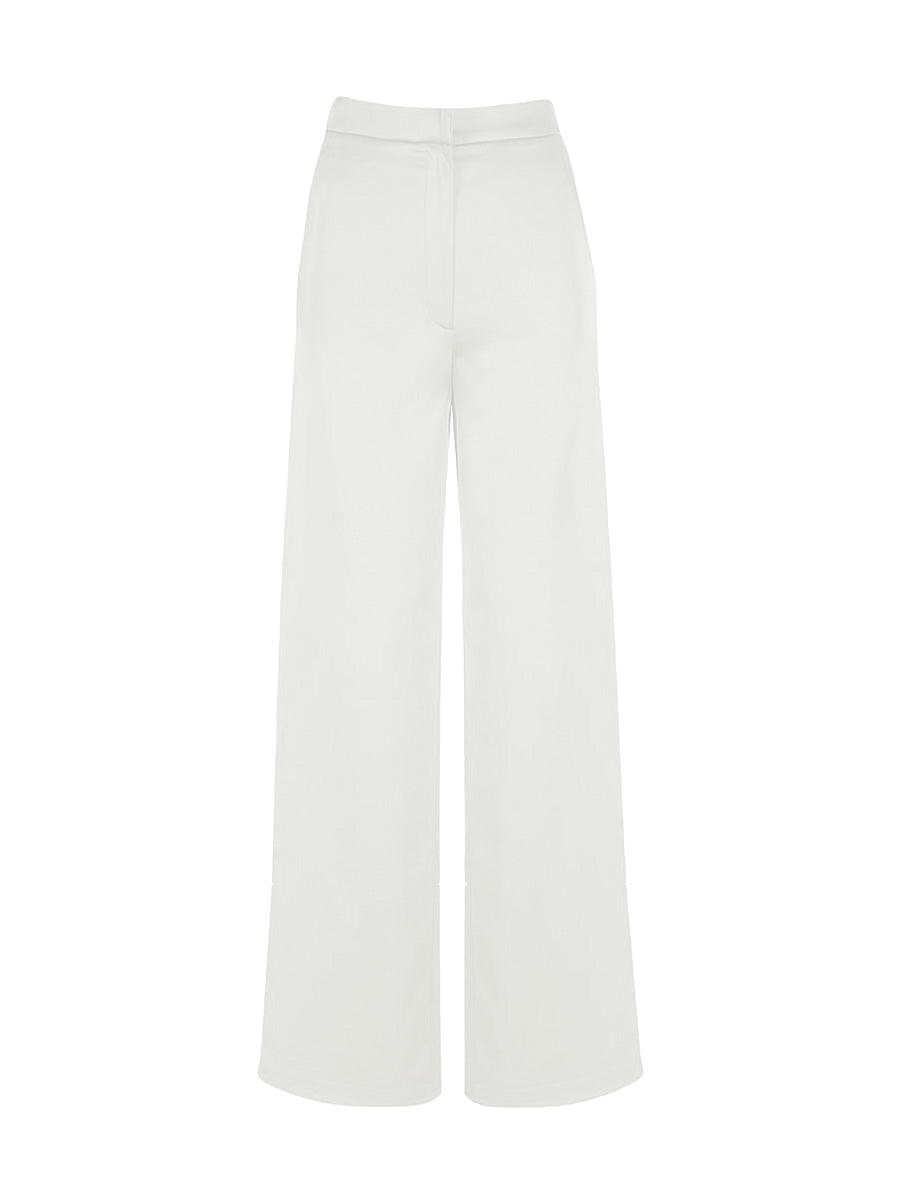 Gigii's | Isadora Pant - White | Women's Linen Wide leg pants von Gigii's