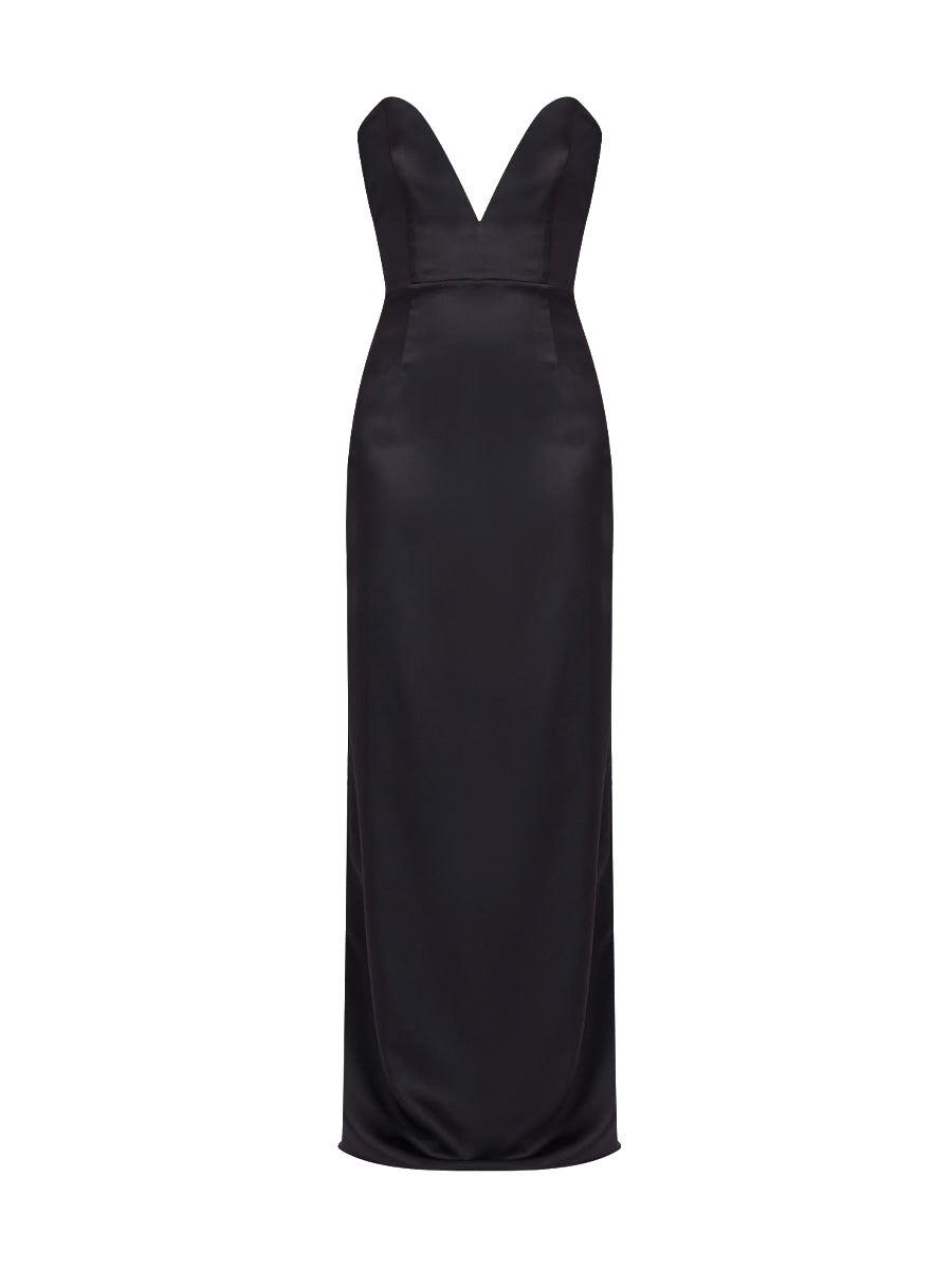 Gigii's | Madelyn Dress - Black | Women's Charcoal Maxi dresses Gigii's | Madelyn Dress - Black | Women's Charcoal Maxi dresses von Gigii's
