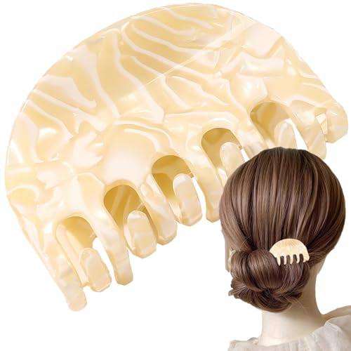 Gihioue Große Haarklammern, Haarklammern für Frauen - Kleine Haarnadeln Haarklammern Haarklammern Haarspange | Rutschfeste Haar-Styling-Clips, Kopfschmuck, bequeme Hawaii-Haarspange für Frauen, von Gihioue