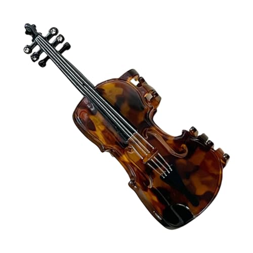 Gihioue Haarkieferclip für Frauen, Haargreiferkrallen - Stilvoller Haare Catch Clip mit Geigenform Design für Mädchen - Non-Schlupf-Pferdeschwanzhalter-Haarnadel, starke Haarnadel für Zuhause, Party, von Gihioue