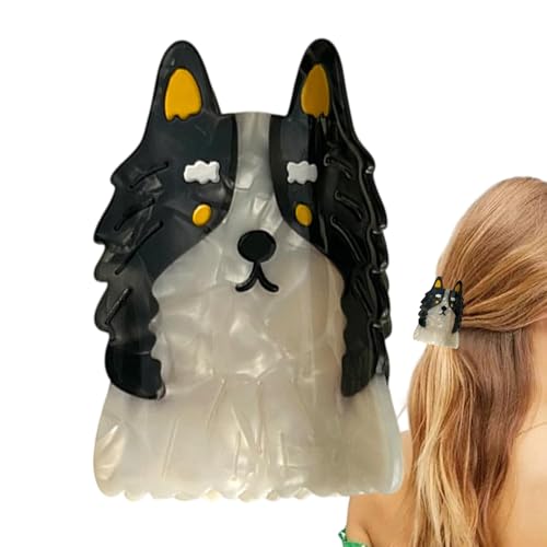 Gihioue Hundekrallen-Haarspange, Krallenspangen für Damen | Haarspangen für Schäferhunde mit starkem Halt | Tragbare lange Haarspange aus Acryl für Mädchen, Frauen, Erwachsene, Kinder von Gihioue
