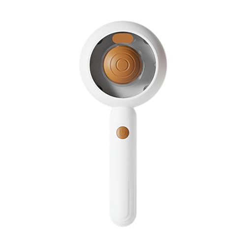 Gihioue Katzen-Dampfbürste, Hundebürste mit Entriegelungsknopf, tragbarer Tierhaarentferner, Spray-Haarentfernungskamm für langes und kurzes Haar von Gihioue