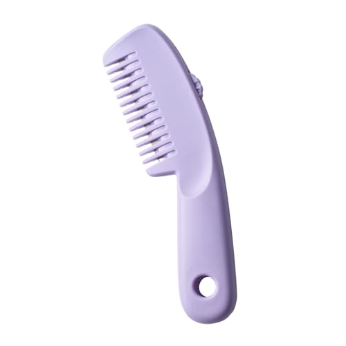 Gihioue Knallschere Kamm, Haarverdünnung Kamm | Dünnende Kammtexturisierung Multifunktionales Styling -Schere,Pony Trimmer, tragbare Frauen -Styling -Accessoires für reibungslose Aussehen für Familien von Gihioue