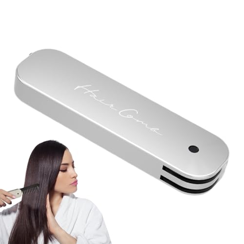 Gihioue Zusammenklappbare Haarbürste, zusammenklappbare Reise-Haarbürste - 2-in-1-Taschenkämme, feine Zähne und breite Zähne,Haarstyling-Werkzeuge, Haarbürste, Reisegröße, für Männer, Frauen, von Gihioue