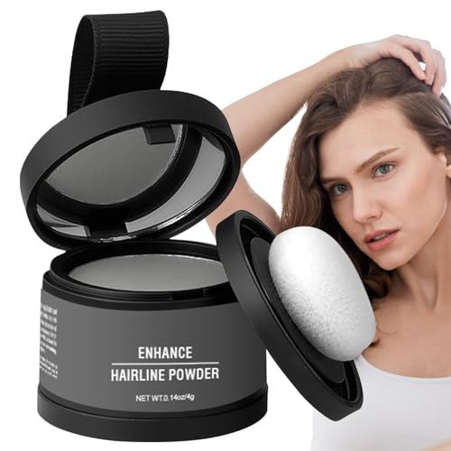 Haarpuder,Haarpuder für Frauen | Haartextur-Puder zur Wurzelabdeckung, inklusive Applikator,Langanhaltendes Haarschattierungswerkzeug, Haar-Concealer, Grauabdeckung für feines und dünner werdendes Haa Haarpuder,Haarpuder für Frauen | Haartextur-Puder zur Wurzelabdeckung, inklusive Applikator,Langanhaltendes Haarschattierungswerkzeug, Haar-Concealer, Grauabdeckung für feines und dünner werdendes Haa von Gihioue