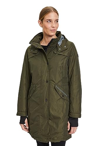 Gil Bret Damen 9165/6215 Jacke Popeline, 7170 Black Olive, 46 EU von Gil Bret