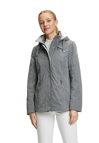 Gil Bret Damen Jacke Popeline, Silber, 38 von Gil Bret