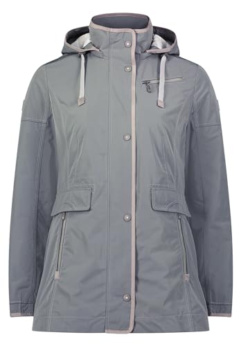 Gil Bret Damen Jacke Popeline, Silber, 44 von Gil Bret