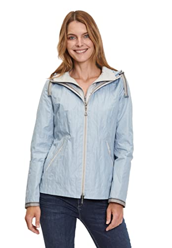 Gil Bret Damen Sommerjacke mit Kapuze Dusty Blue,46 von Gil Bret