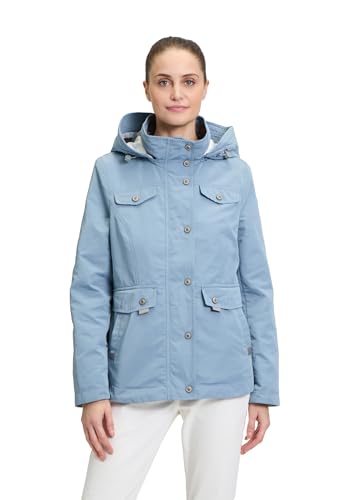 Gil Bret Damen Sommerjacke mit Kapuze 38, Smokly Blue von Gil Bret