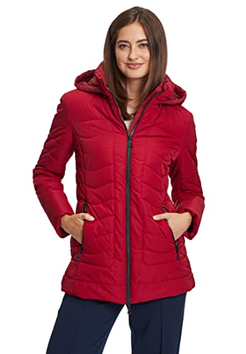 Gil Bret Damen Steppjacke mit abnehmbarer Kapuze Tango Red,36 von Gil Bret