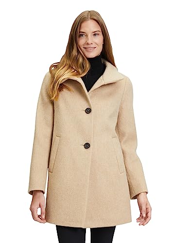 Gil Bret Damen Wollmantel mit Stehkragen Classic Beige,42 von Gil Bret