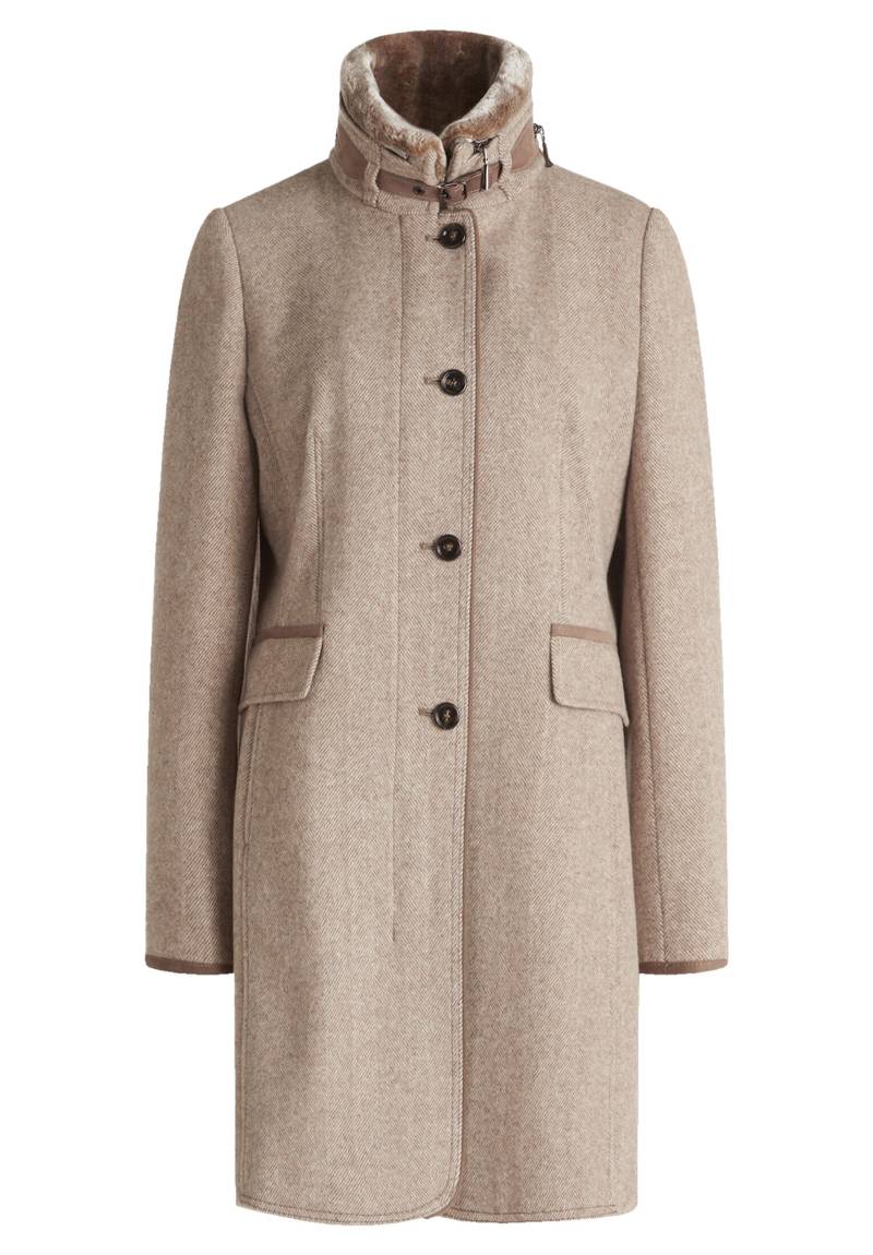 Gil Bret - Wollmantel walnut melange - Gr. - 40 von Gil Bret