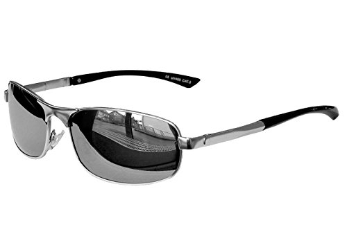 MATRIX SONNENBRILLE SPORTBRILLE MOTORRADBRILLE SPORT BRILLE M 3 (Chrom silber verspiegelt) von Gil SSC