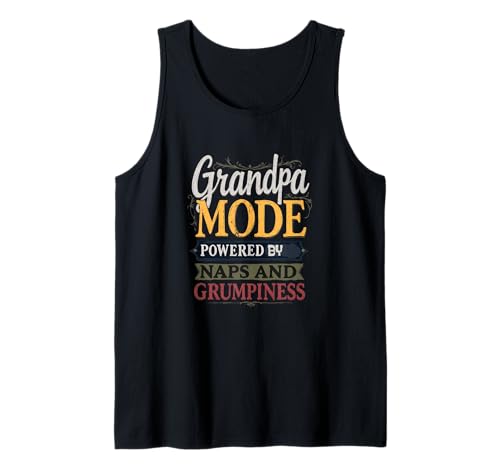 Herren Opa-Modus, angetrieben durch Nickerchen Tank Top Herren Opa-Modus, angetrieben durch Nickerchen Tank Top von Gilbium