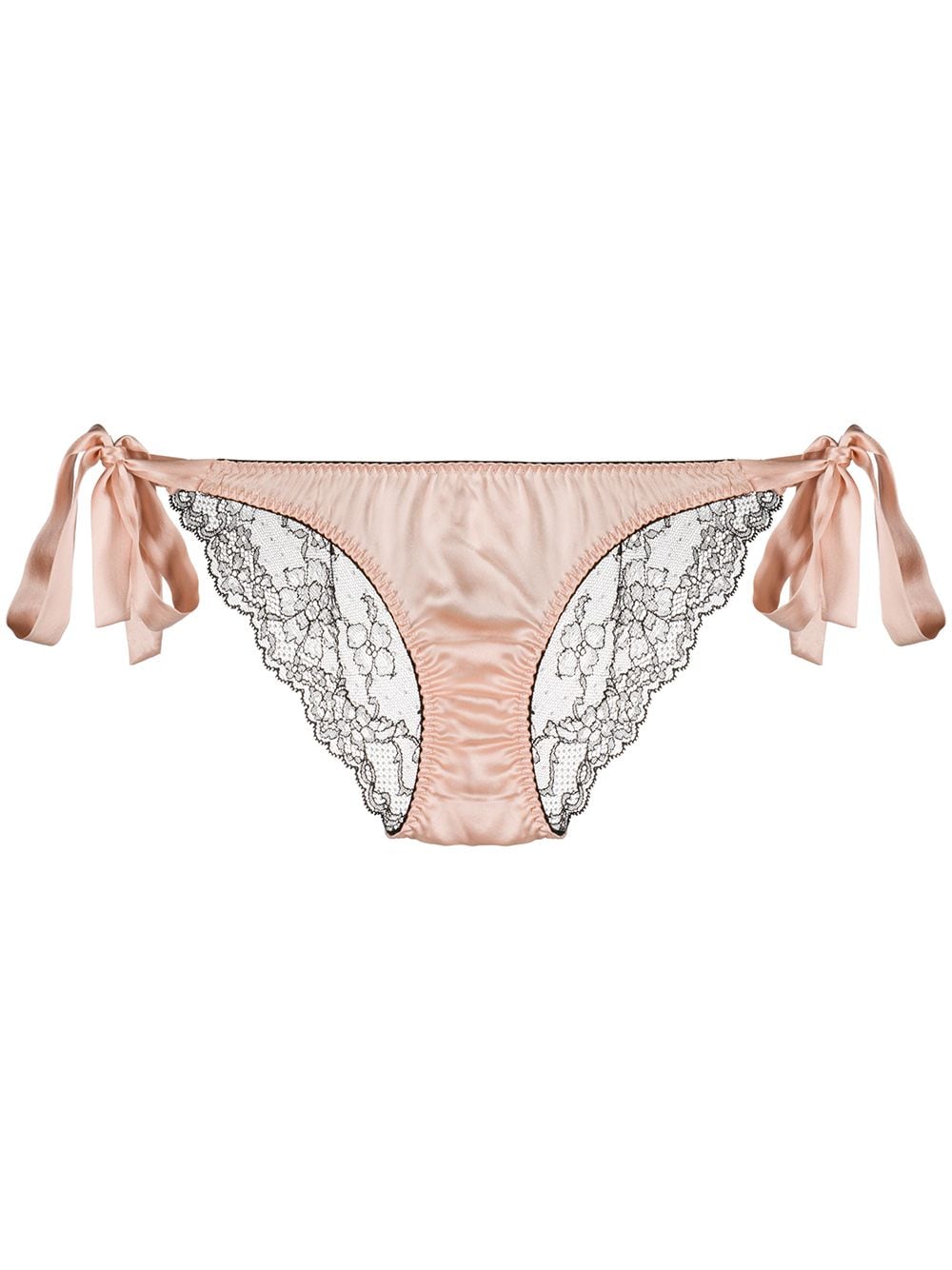 Gilda & Pearl 'Cherie' Slip mit Kontrast-Logo - Rosa von Gilda & Pearl