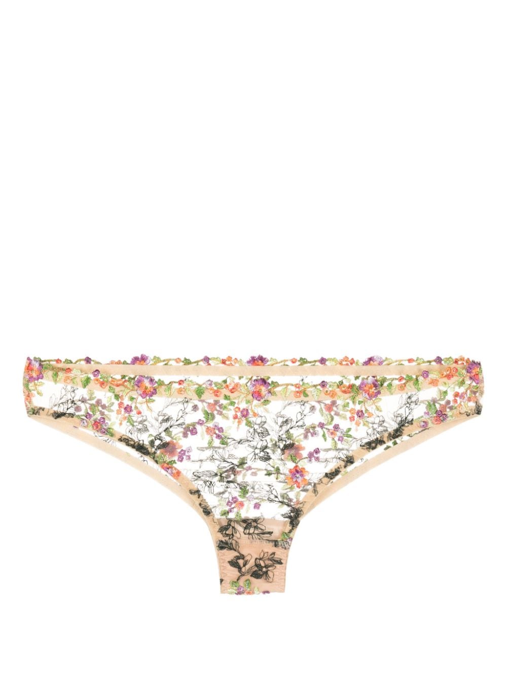 Gilda & Pearl Fiori Slip - Braun von Gilda & Pearl