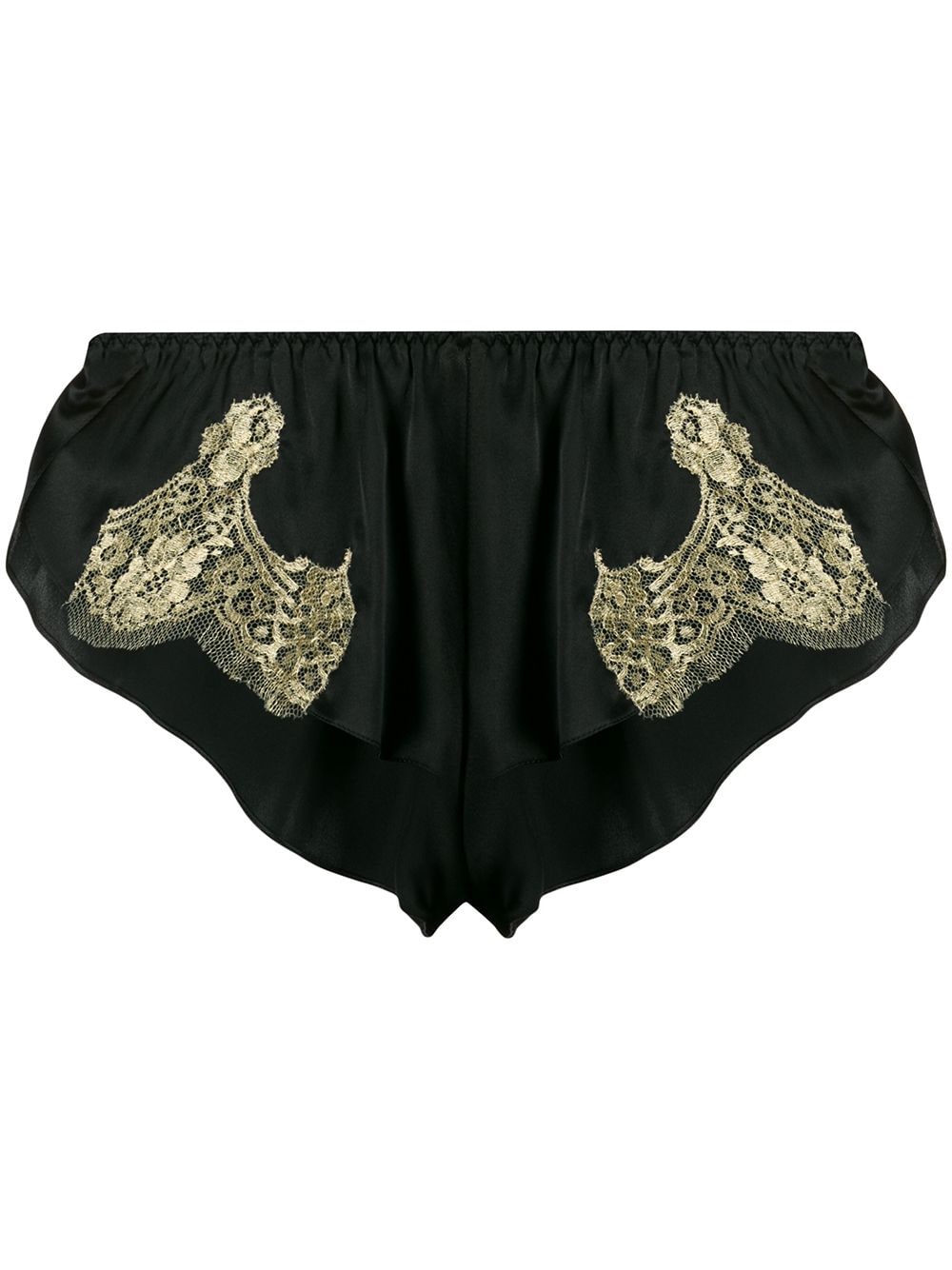 Gilda & Pearl Shorts mit Spitzenbesatz - Schwarz von Gilda & Pearl