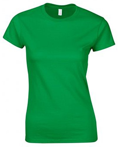 Damen-T-Shirt Gildan Softstyle, figurbetont Gr. M, Grün - Irish Green von Gildan